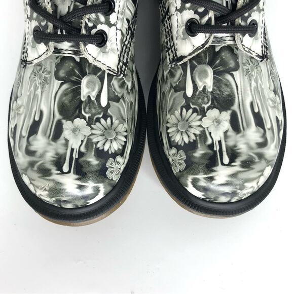Dr Martens Floral Slime Paint Slick 1460 Pascal Lace Up Boots Women’s 6 Shoes - Picture 9 of 13